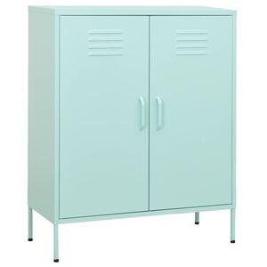 vidaXL Lagerschrank Minzgr&uuml;n 80x35x101,5 cm Stahl