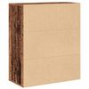 vidaXL B&uuml;cherregal Altholz-Optik 60x30x71,5 cm Holzwerkstoff