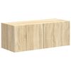 vidaXL TV-Schrankset Wandmontiert 4 pcs Sonoma-Eiche Holzwerkstoff