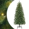 vidaXL K&uuml;nstlicher Weihnachtsbaum Gr&uuml;n 150 cm PE und PVC