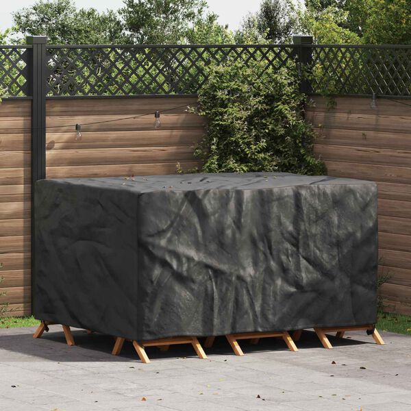 vidaXL M&ouml;belbezug Uni Schwarz 180 x 150 x 85 cm 420D