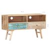 vidaXL TV-Schrank 88 x 30 x 50 cm Massivholz Mango