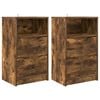 vidaXL Nachttische 2 pcs Ger&auml;ucherte Eiche 40 x 30 x 467 cm