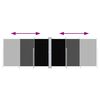 vidaXL Seitenmarkise Ausziehbar Schwarz 200x600 cm