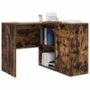 vidaXL Eck-Schreibtisch Ger&auml;ucherte Eiche 102 x 88 x 75 cm