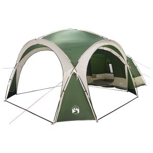 vidaXL Seitenzelt Gr&uuml;n 410 x 410 x 250 cm Polyester und Stahl