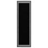 vidaXL Teppichl&auml;ufer BCF Schwarz mit Motiv 100x400 cm