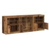 vidaXL LED-Sideboard Altholz 181,5 x 37 x 67 cm Holzwerkstoff