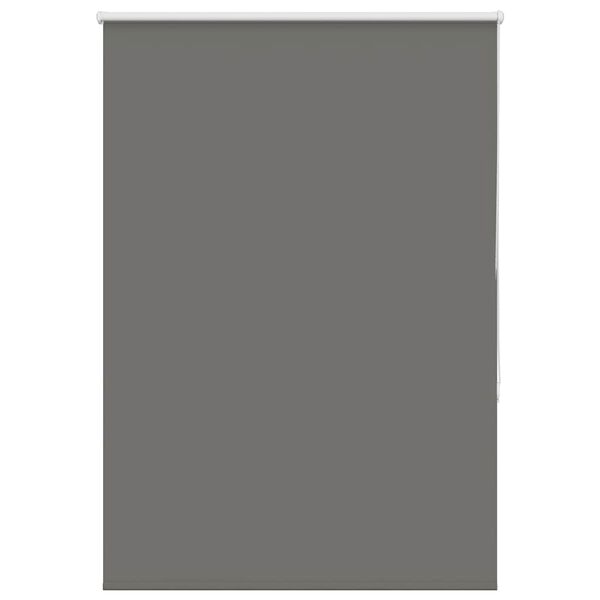 vidaXL Verdunkelungsrollo Grau 95x150 cm Stoffbreite 90,7 cm Polyester