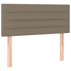 vidaXL Kopfteil Taupe 80x5x78/88 cm Stoff