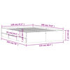 vidaXL Bettgestell mit Schubladen Wei&szlig; 120x190 cm Holzwerkstoff