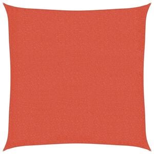 vidaXL Sonnensegel 160 g/m&sup2; Quadratisch Terrakottarot 2,5x2,5 m HDPE