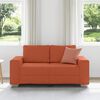 vidaXL Zweisitzer-Sofa Rot Orange 120 cm Cordstoff