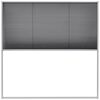 vidaXL Insektenschutz-Plissee f&uuml;r Fenster Aluminium 120x120 cm