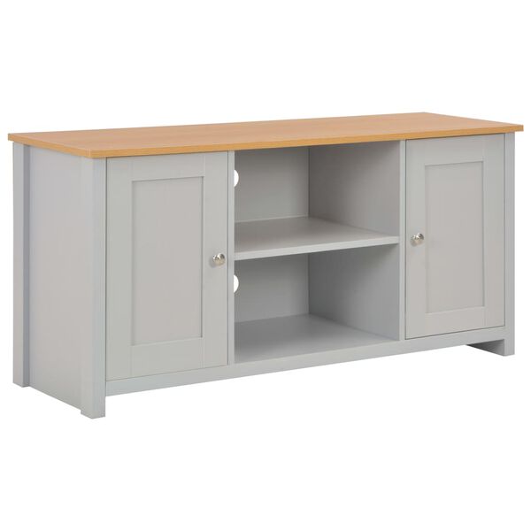 vidaXL TV-Schrank Grau 120x39x58 cm