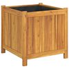vidaXL Pflanzk&uuml;bel mit Einlage 50x50x50 cm Massivholz Akazie