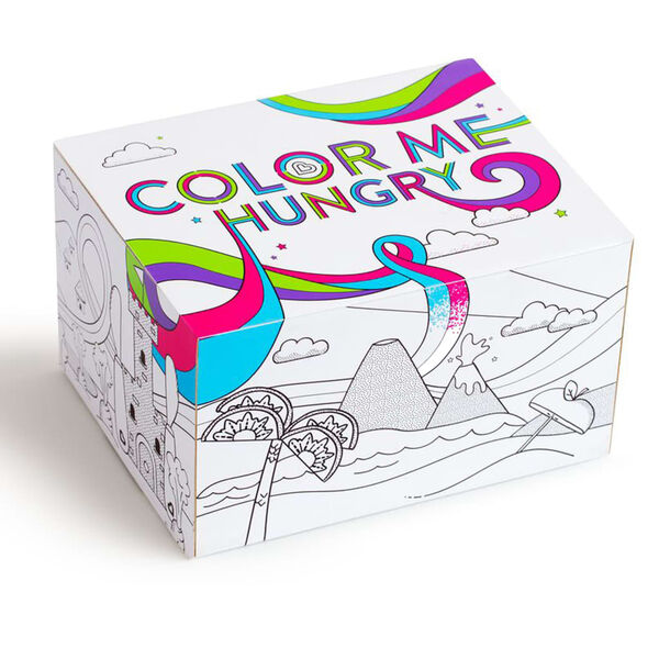 Munchkin 7-tlg. Kinder-Geschirrset Color Me Hungry Gr&uuml;n