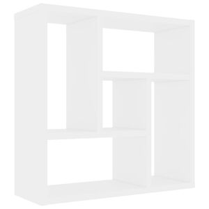 vidaXL Wandregal Wei&szlig; 45x16x45 cm Holzwerkstoff