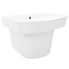 vidaXL Waschbecken Wei&szlig; 50 x 45 x 41 cm Glasierte Keramik