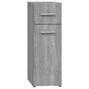 vidaXL Apothekerschrank Grau Sonoma 20x45,5x60 cm Holzwerkstoff