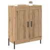vidaXL Sideboard Artisan-Eiche 69,5 x 34 x 90 cm Verbundholz und Eisen