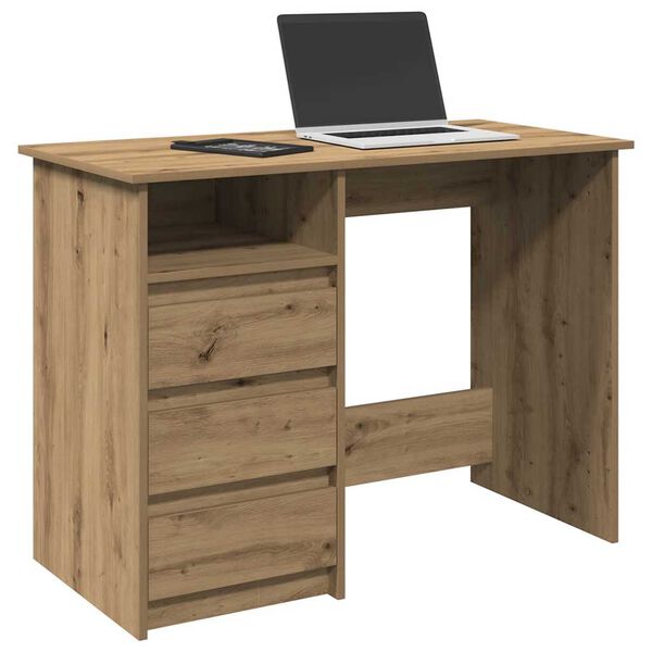 vidaXL Schreibtisch Artisan-Eiche 102x50x75 cm Holzwerkstoff