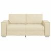 vidaXL Sofa Creme 180 x 80 x 84 cm Stoff