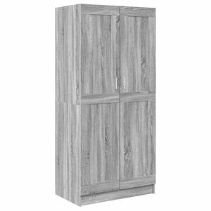 vidaXL Kleiderschrank Grau Sonoma 82,5x51,5x180 cm Holzwerkstoff
