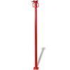 vidaXL Acrow-St&uuml;tze Rot 280 x 12 x 12 cm