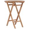 vidaXL Gartentisch Klappbar 60 cm Massivholz Teak