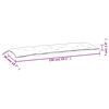 vidaXL Gartenbank-Auflagen 2 Stk. Rosa 150x50x7 cm Stoff