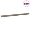vidaXL Treppenkantenprofile 10 stk. Champagner 67 x 3 x 2 cm Aluminium
