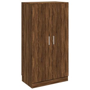 vidaXL Schuhschrank Braun Eichen-Optik 55x35x108 cm Holzwerkstoff