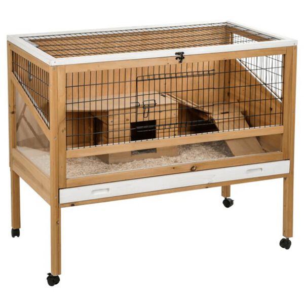 Kerbl Kleintierkäfig Indoor Deluxe 115×60×92,5 cm Holz 82725