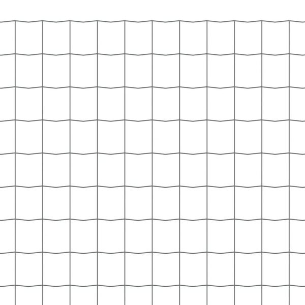 vidaXL Eurozaun Stahl 25 x 1 m Grau