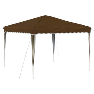 vidaXL Pop-up Partyzelt 288 x 288 x 245 cm Taupe Oxford-Stoff