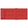 vidaXL Hochlehner-Auflagen 4 Stk. Rot Oxford-Gewebe