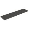 vidaXL Wandpaneele 12 Stk. Dunkelgrau 60x15 cm Stoff 1,08 m²