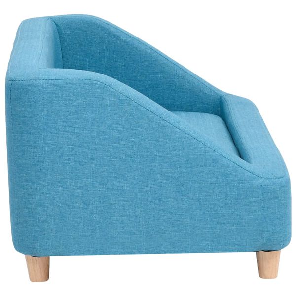 vidaXL Hundesofa T&uuml;rkis 85x50x39 cm Leinen