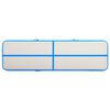 vidaXL Aufblasbare Gymnastikmatte mit Pumpe 800x100x20 cm PVC Blau