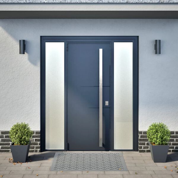 vidaXL Pflanzkübel 2 Stk. Anthrazit 30x30x30 Stahl