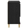 vidaXL Sideboard Schwarz Eichen-Optik 35 x 60 x 70 cm Holzwerkstoff