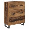 vidaXL Highboard Altholz 69,5 x 34 x 180 cm Holzwerkstoff