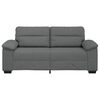 vidaXL 2-Sitzer-Sofa Dunkelgrau 140 cm Stoff