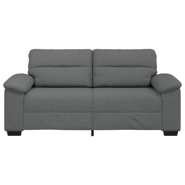vidaXL 2-Sitzer-Sofa Dunkelgrau 140 cm Stoff