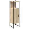 vidaXL Badezimmer Schrank Beige 33 x 33 x 120.5 cm Holzwerkstoff