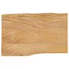 vidaXL Tischplatte mit Baumkante 60x40x2,5 cm Massivholz Mango