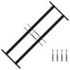 vidaXL Fenstersicherheitsgitter 76 x 30 cm Galvanisiertes Stahl