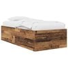 vidaXL Bodenbettgestell Altholz 80 x 200 cm Holzwerkstoff