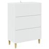 vidaXL Schubladenschrank Wei&szlig; 66 x 34,5 x 90 cm Holzwerkstoff